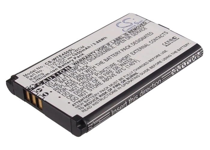 CS Replacement Battery for Bamboo CTH-470K-xx,CTH-470K-DE,CTH-470K-EN,CTH-470K-FR,CTH-470K PN:1UF553450Z-WCM 1050mAh / 3.89Wh