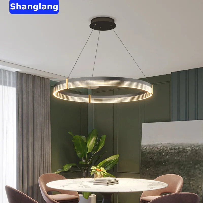 Simple Modern LED Chandelier Light Luxury Creative Nordic Bar Small Chandelier Dining Room Bedroom Living Room Lamp Hall Lamps