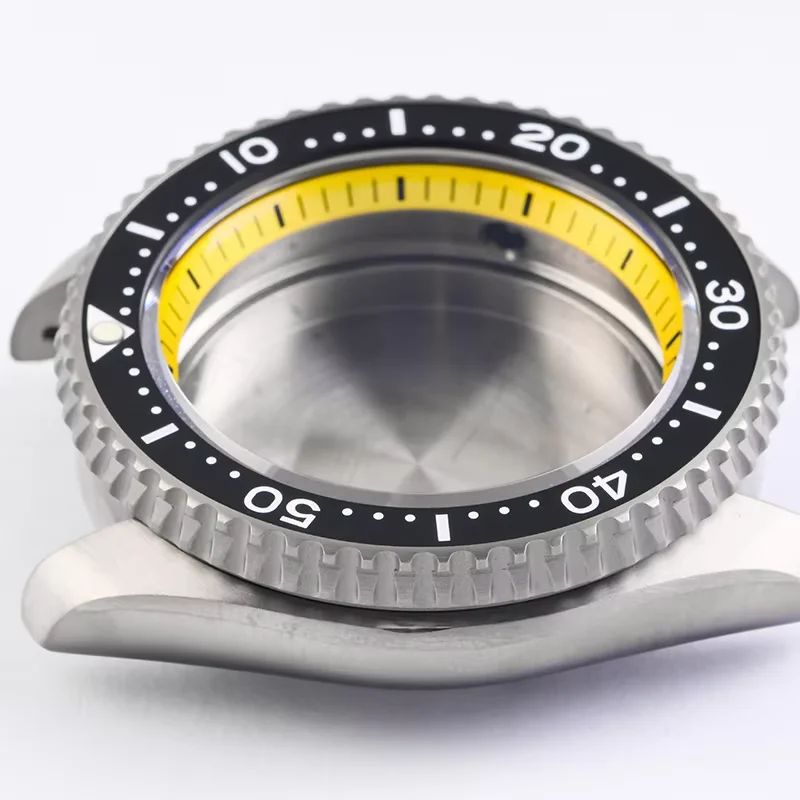 

Watch Modify Parts 44.3mm Titanium Material SKX007/009 Watch Case Sapphire Glass Ceramic Bezel 20Bar Fit For NH35/36 Movement