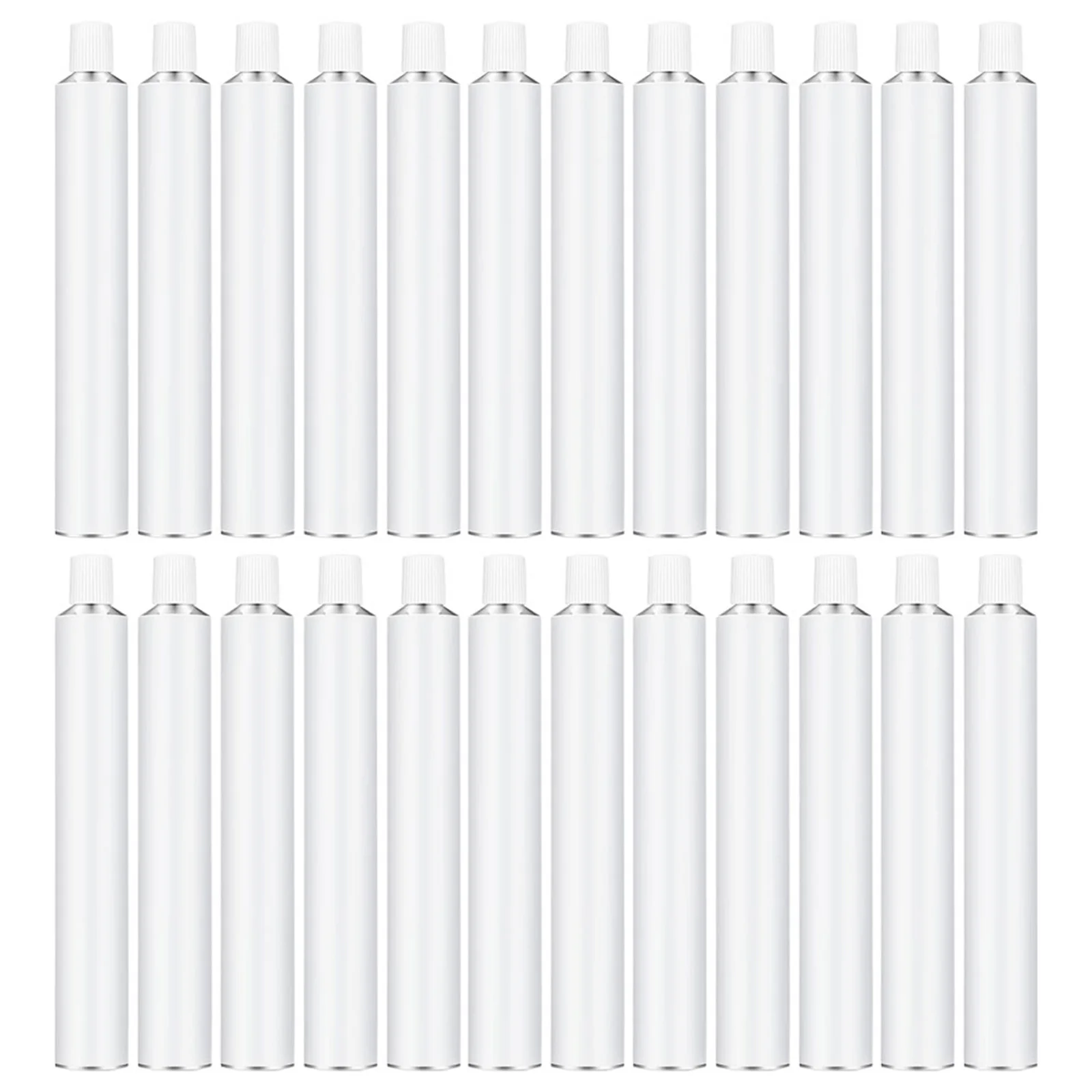 

1Set Empty Paint Tubes for Storing Dispensing Various Liquids Lightweight Portable Design Screw Caps Leak Proof Art
