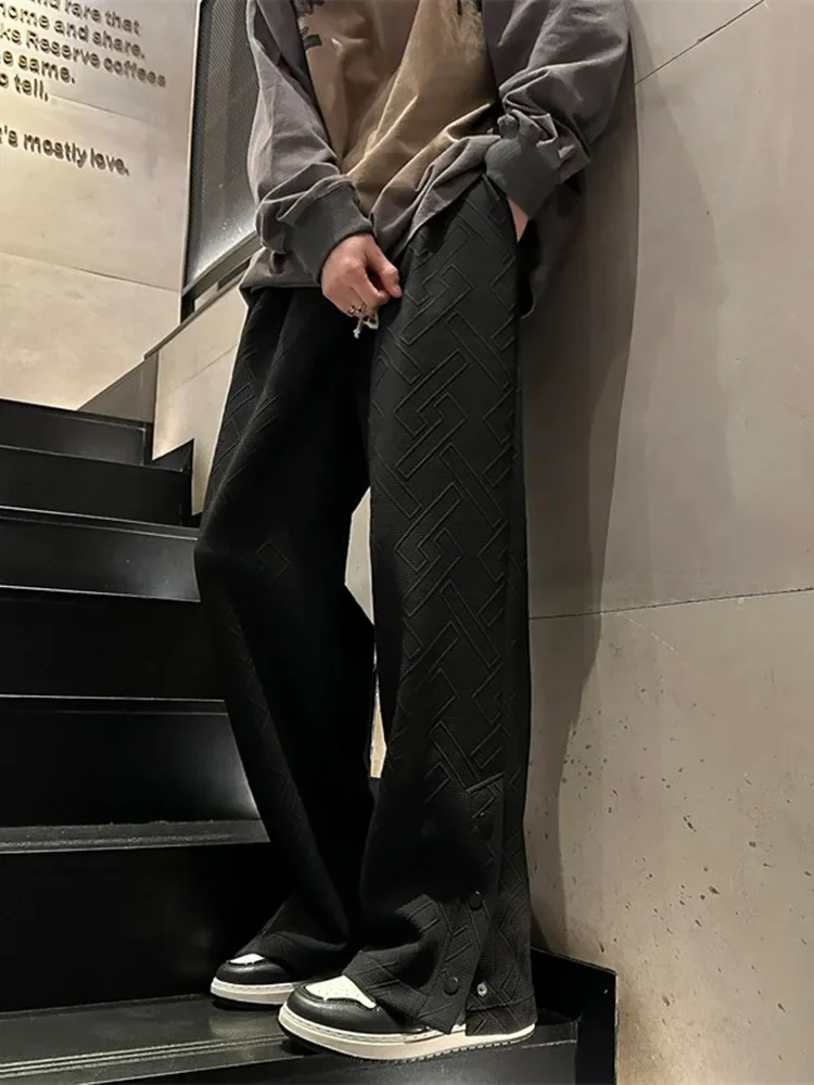 

American Retro Casual Loose Men's Pants Spring Autumn Harajuku Streetwear Men Joggers Trousers Y2k Korean Men Clothing