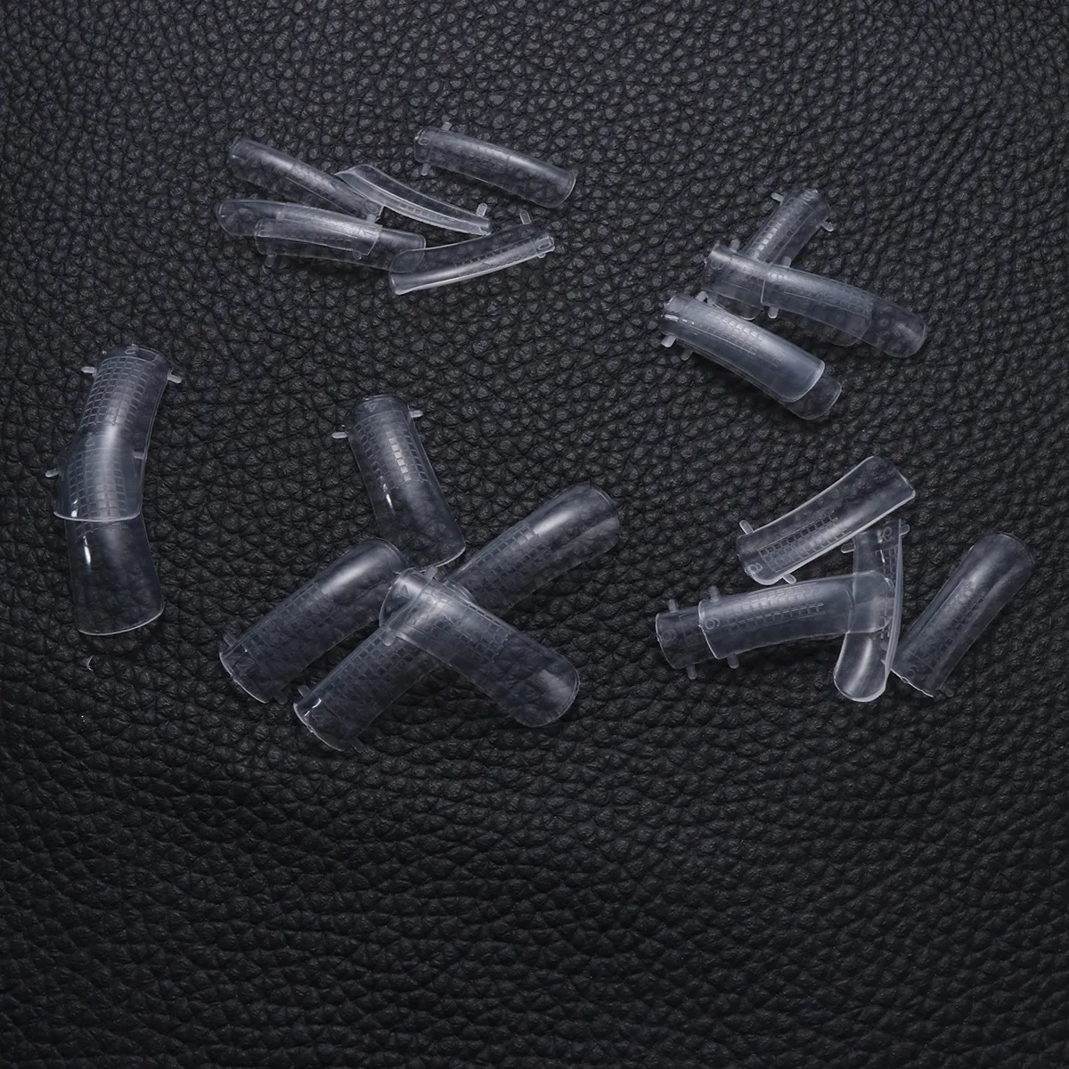 100 Uds cristal 10 tamaños numerados formas falsas para Gel acrílico Diy Nail Art uñas postizas herramientas de manicura de uñas artificiales