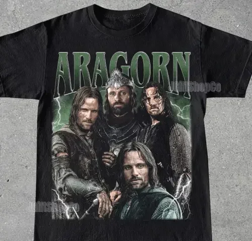 Aragorn Lotr футболка для женщин и мужчин Вигго Мортенсен Винтажный Длинный или короткий рукав