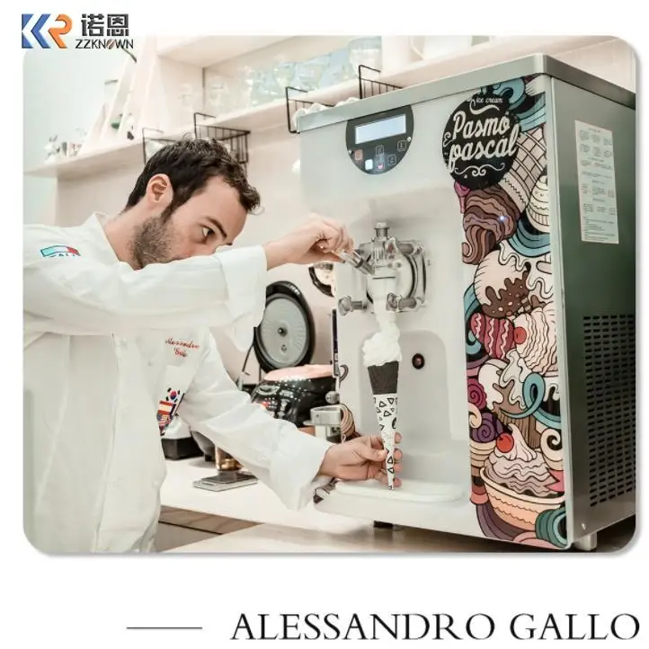 Italian Soft Serve Commercial Ice Cream Making Machine