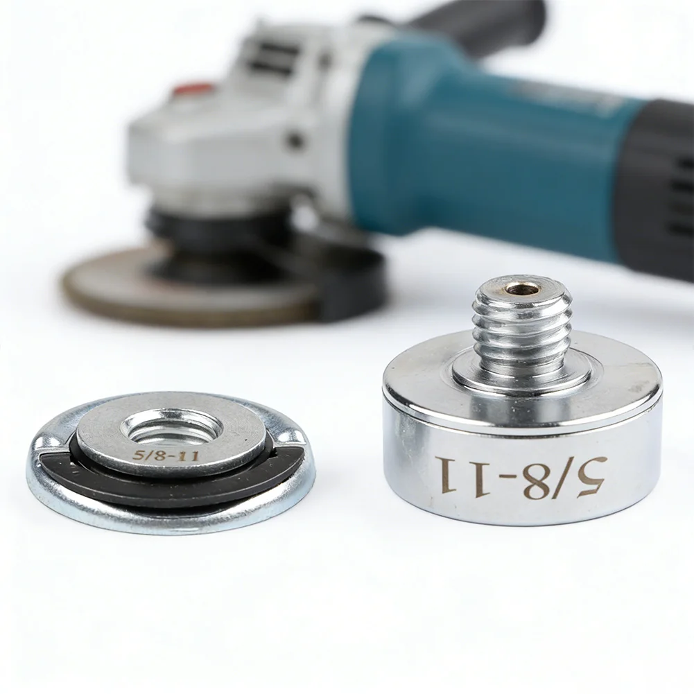 Pull-Ring Flange Nut Angle Grinder Conversion Set Power Tool Accessories 5 8-11 Thread Size Effortless Removal Feature