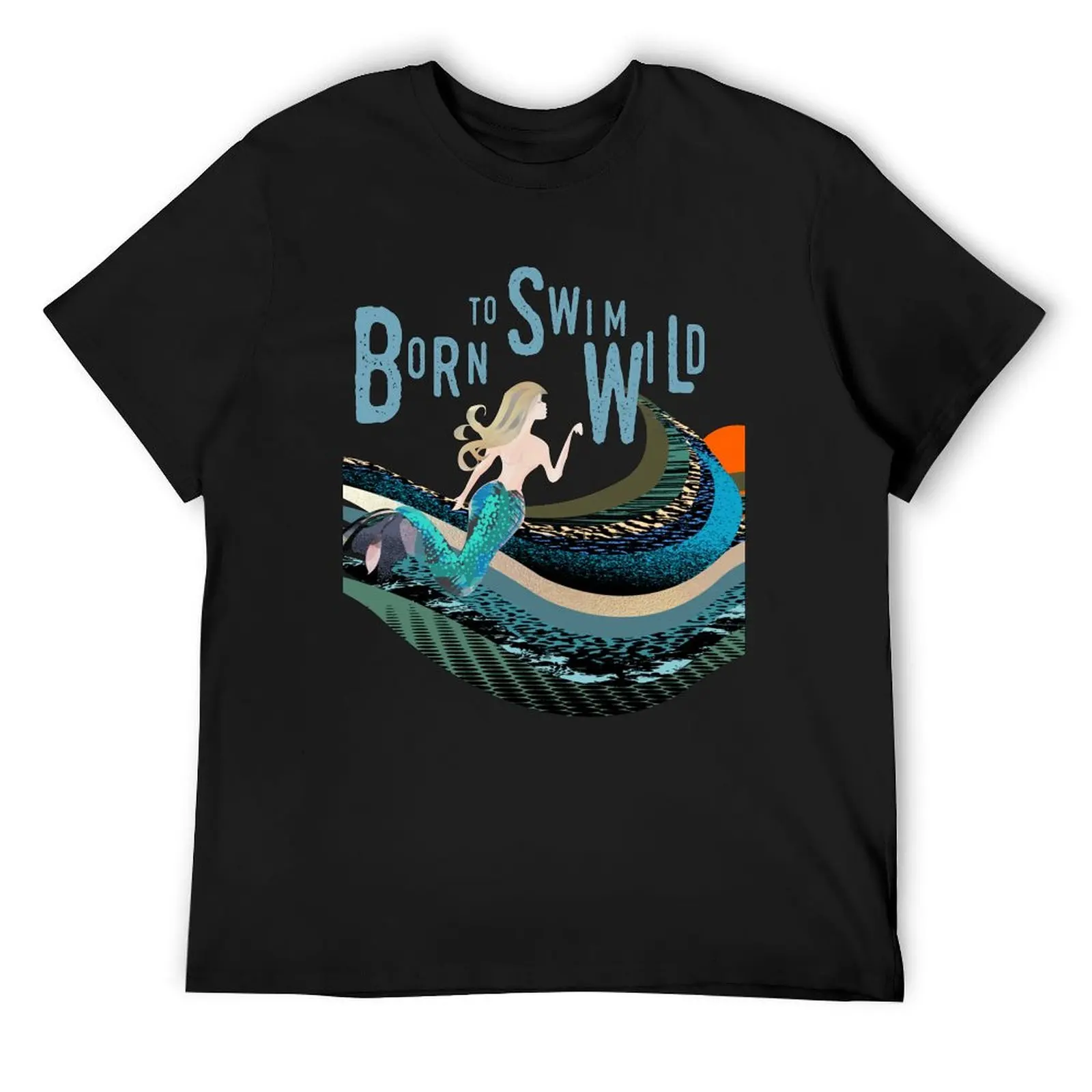 

Wild open water swimming, winter bathers. Born to swim mermaid for swimmer lovers. Caroline Laursen Original T-Shirt