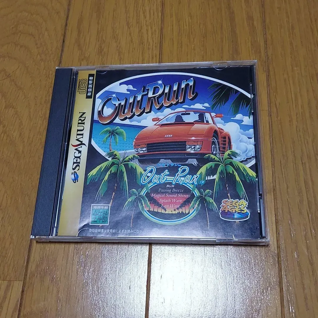 Saturn Copy Disc Game Out Run SS Racing Разблокировка SS Консольная игра Оптический привод Ретро Видео Игра с прямым чтением