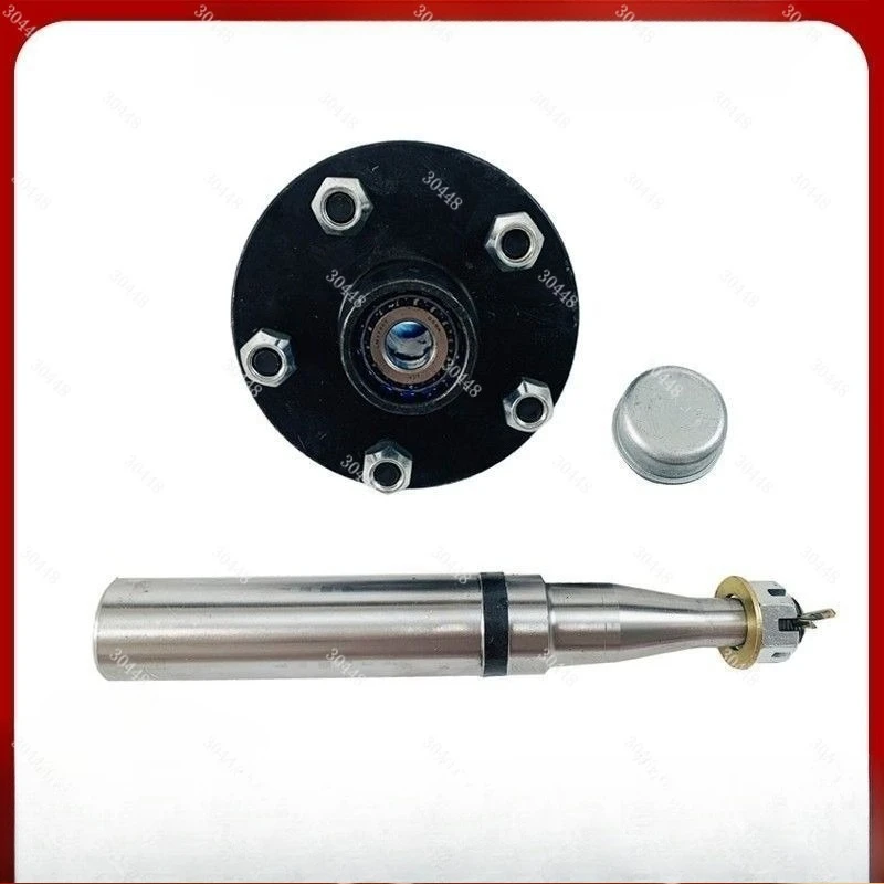 

5-114.3 Five-Hole Non-Brake Half Axle Straight Hub Trailer Modification Shock Absorber Axle Accessories