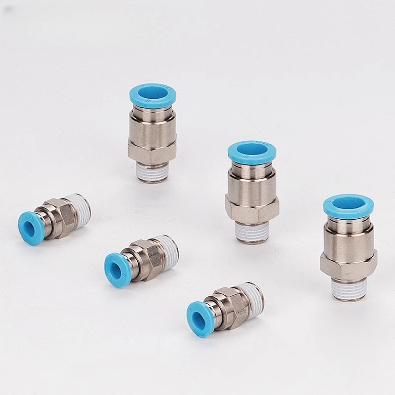 10pcs QS Quick Insertion Pneumatic Connector Air Fittings FESTO-Type QS-1/8-1/4-4-6-3/8-1/2-10-12