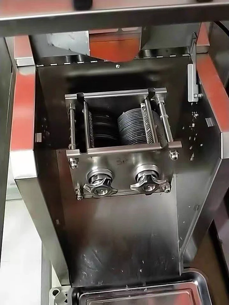 ماكينة تقطيع اللحوم الجديدة قطاعة الخضراوات لحم البقر الطازج لحم الضأن ماكينة تقطيع اللحوم التجارية مجموعة سكاكين قابلة للفصل #2