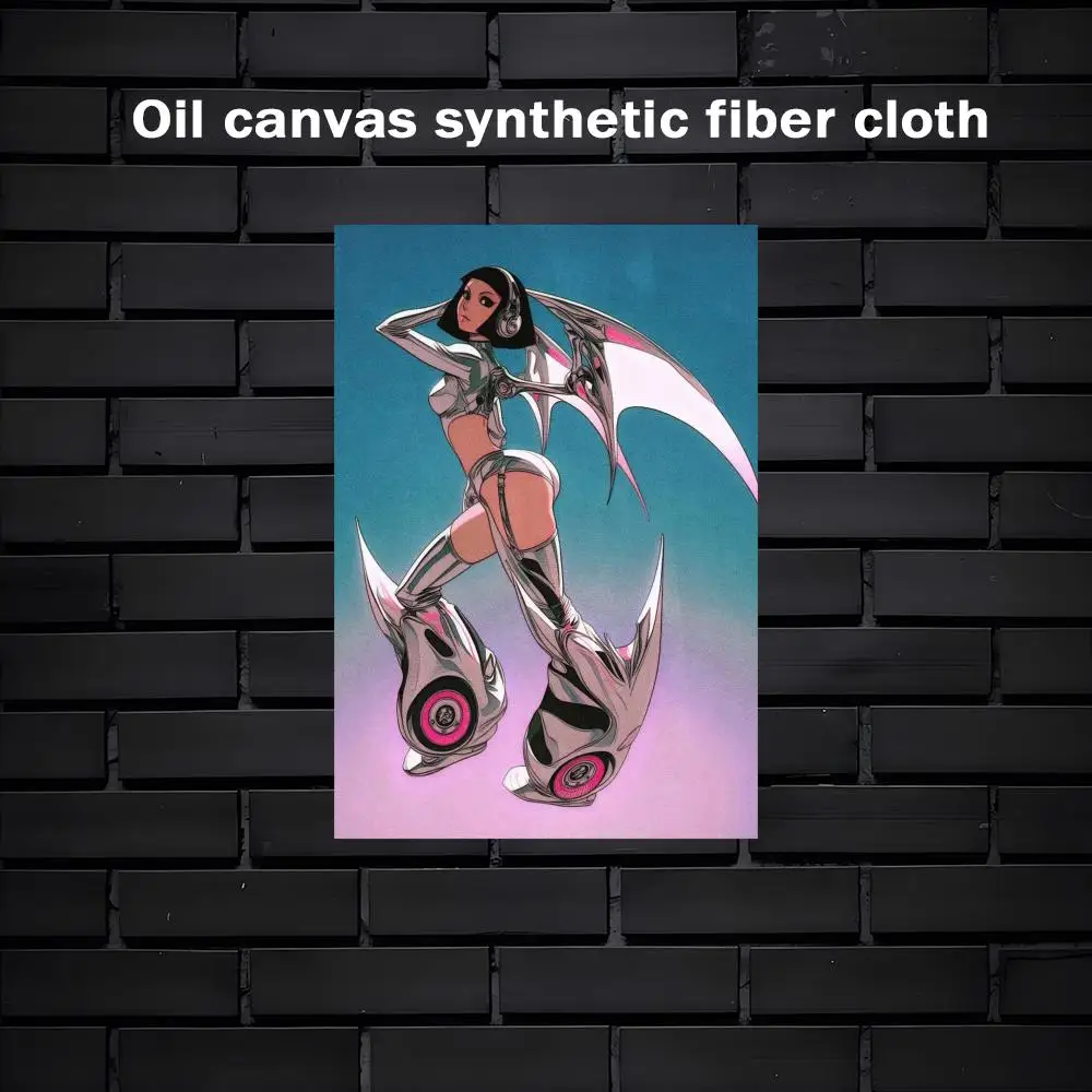 Succubus Wings Fleece Painting Calligraphy Exhibition poster photo oil painting canvas synthetic fiber for living dining room