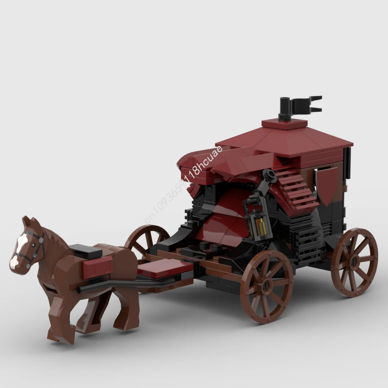 

192 шт. MOC карета Beastmaster, замок, строительные блоки, образовательный кирпич, детская игрушка на день рождения, рождественская игрушка в подарок