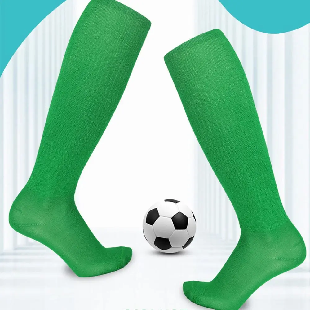 Multi-color Breathable Non-slip Hockey Solid Color Baseball Hosiery Long Socks Men's Football Socks Sports Socks