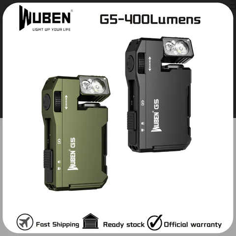 Фонарь NITECORE WUBEN G5, 400 люмен, компактный и мощный — фото модели