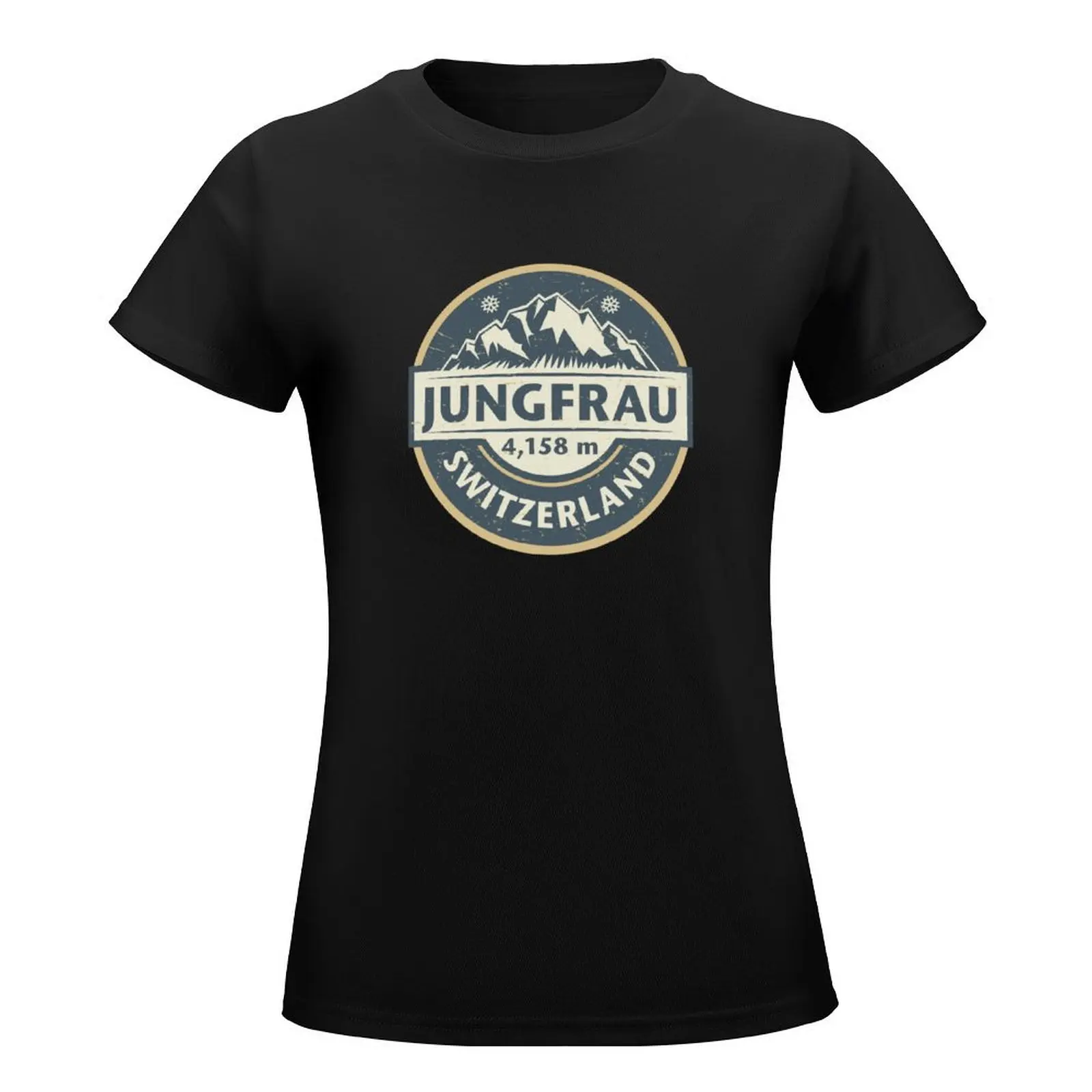 Jungfrau, Switzerland T-Shirt cute clothes Aesthetic clothing Short sleeve tee Women t-shirts