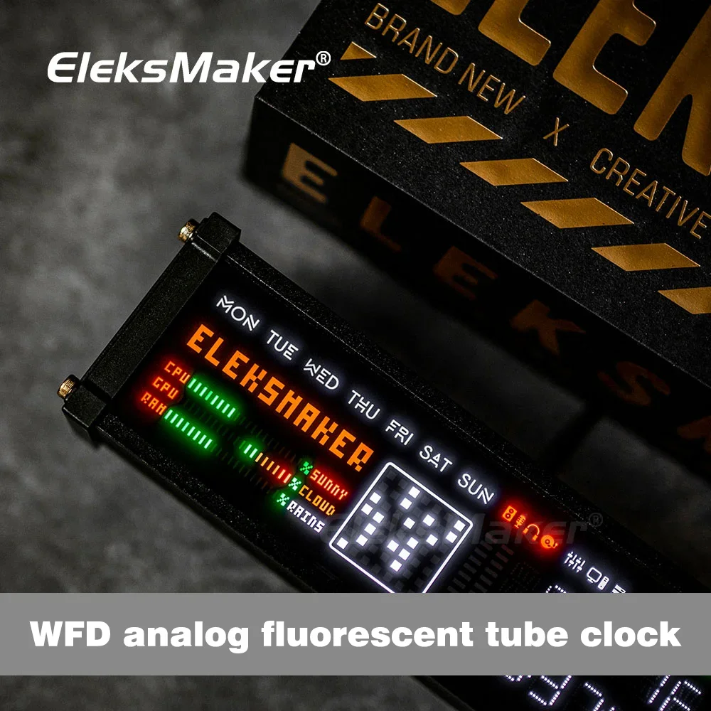 

EleksMaker EleksTube IPS Eleks WFD Retro Glows Analog Nixie Tube elekstube clock