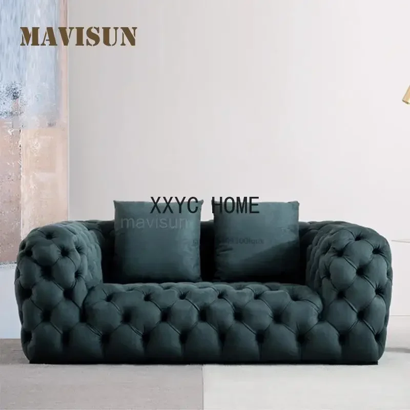 

Living Room Furniture Lazy Sofa Customized Color Size Italian Fabric Combination Flannel Leisure