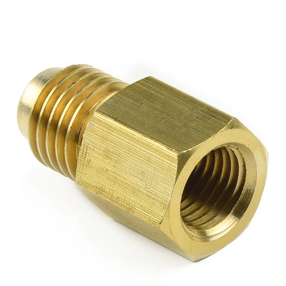 Mosiężny adapter klimatyzatora samochodowego Szybkozłącze 1/2 "ACME męski 1/4" SAE Ergonomiczna konstrukcja zapewniająca wysoką wydajność podczas — zdjęcie 6