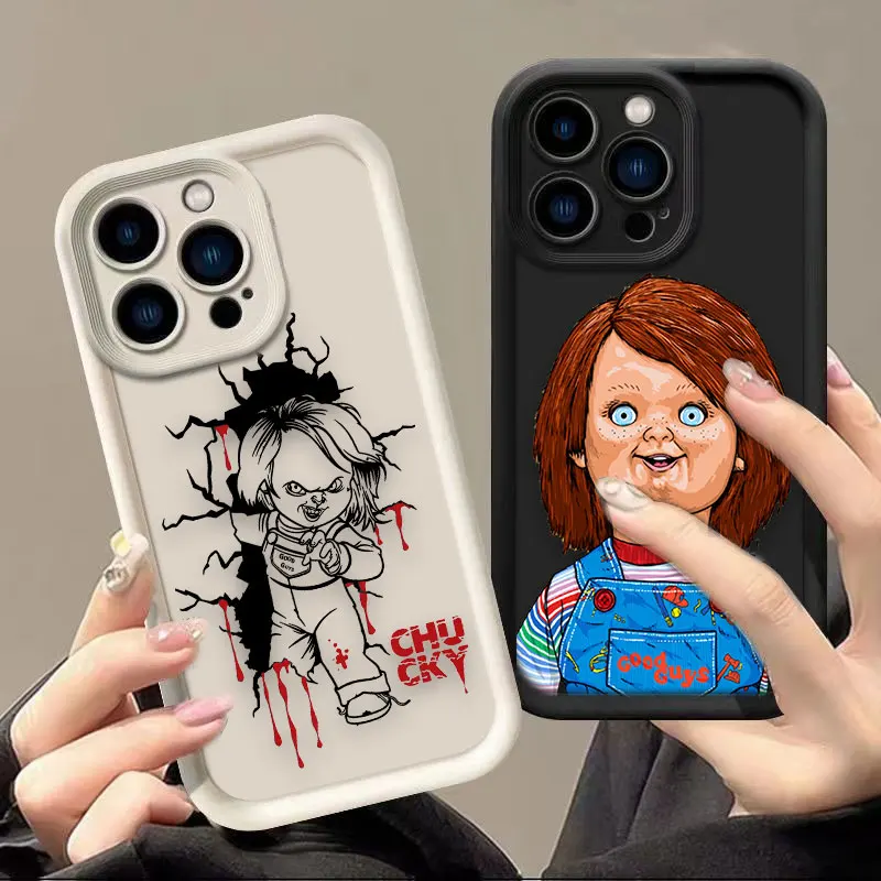 Funda para teléfono con diseño de muñeco Charles Lee Ray C-Chucky para Redmi NOTE 8 A1 A2 A3 9 9C 9T 10 10C 12 12C 13 13C 14C 15 15C K30 K40 K50 K60