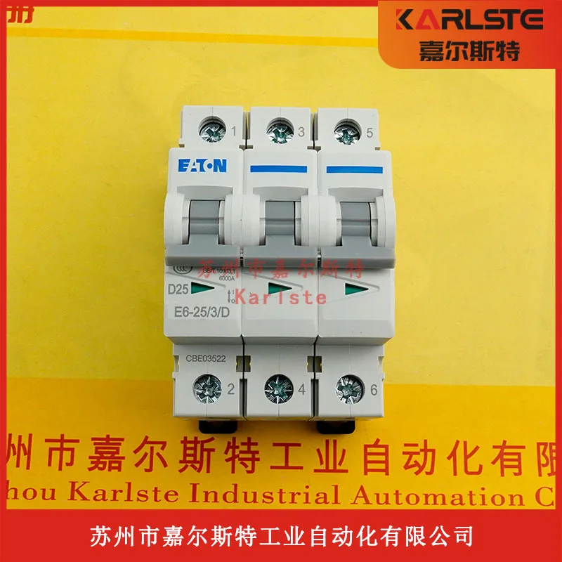 

2025 [оригинальный и подлинный] E6-25/3/D EATON Müller, миниатюрный автоматический выключатель, гарантия качества на один год