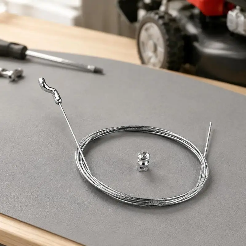M76E Z Bent Hook Gaszug für Rasenmäher, 200 5 mm, Reparaturteil – Detail 10