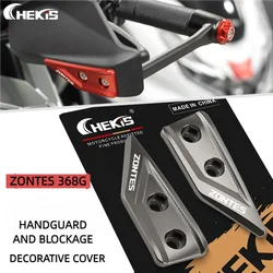 Chekis Is Suitable for Zontes 368g 368g 501g Motorcycle Modification Accessories, Handlebar Windshield Decorative Cover, Hand Guard Decorative Cover, Handlebar Windshield Decorative Piece