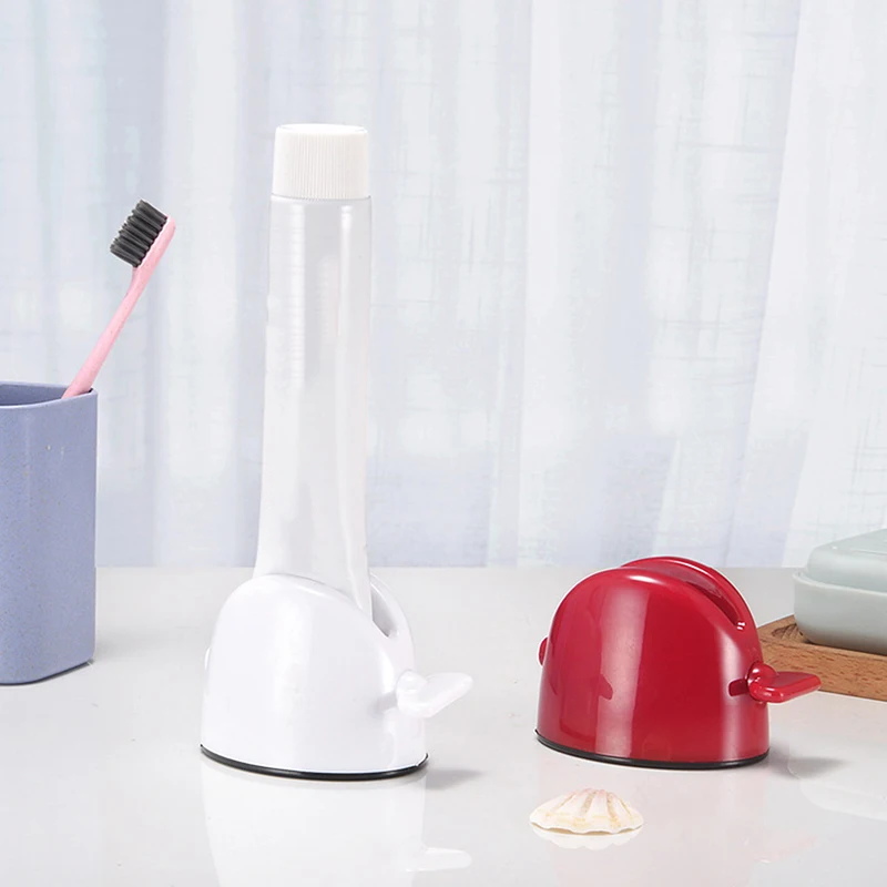 

【Отличный】1 шт. Дозатор для зубной пасты с роликовым механизмом, держатель для тюбиков с кремом, креативные аксессуары для ванной комнаты