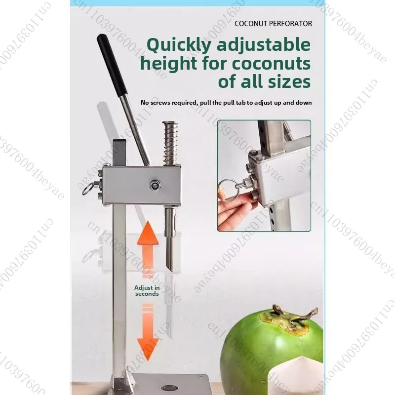 

Кокосовая машина, полностью автоматическая открывалка для кокосов из нержавеющей стали, машина для бурения кокосов, открывалка