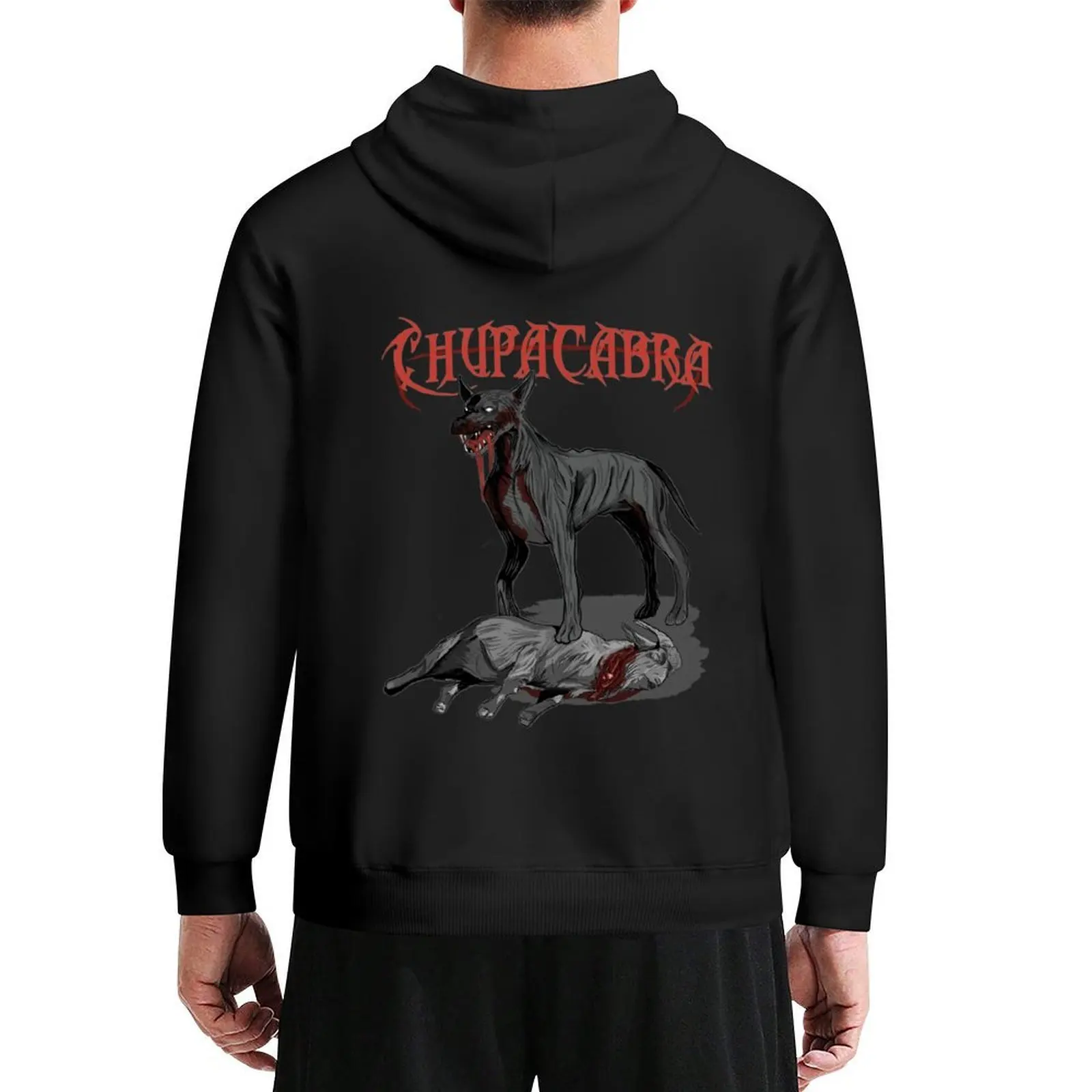 

Chupacabra Hoodie mens designer clothes korean autumn clothes korean style clothes autumn men hoodie