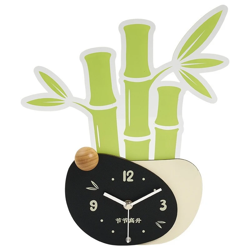 

The bamboo is rising step by step, which is a good moral ornament, and clock display ornament at entrance of the livin