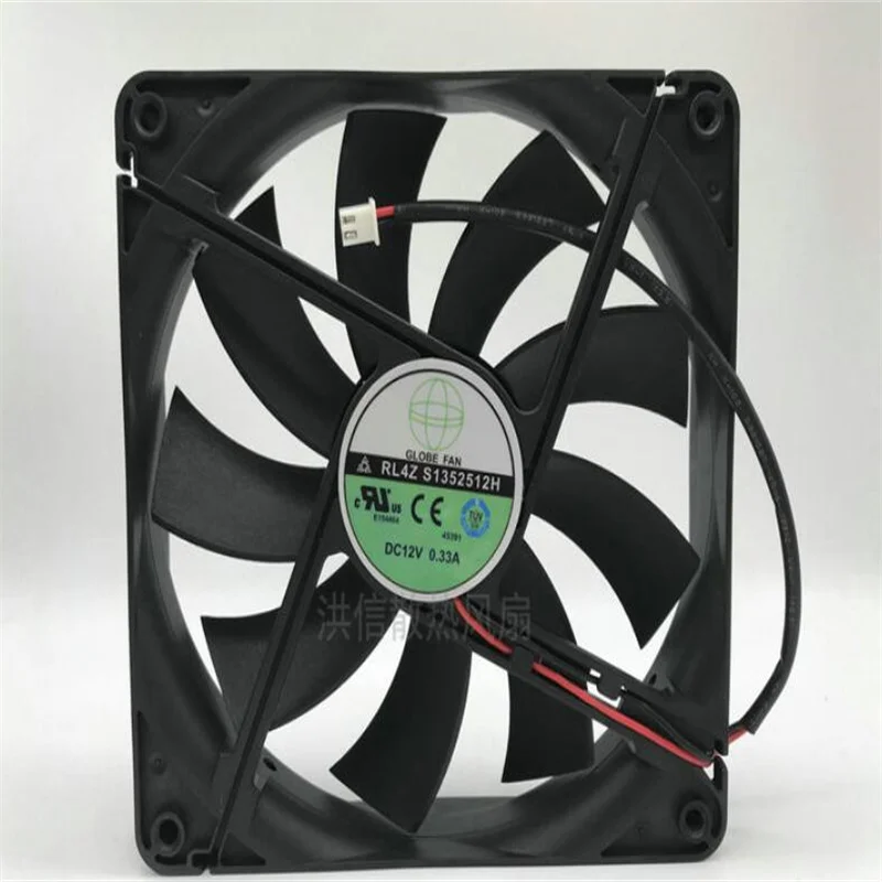 GLOBE FAN RL4Z S1352512H 12V 0.33A 13.5cm chassis power cooling fan