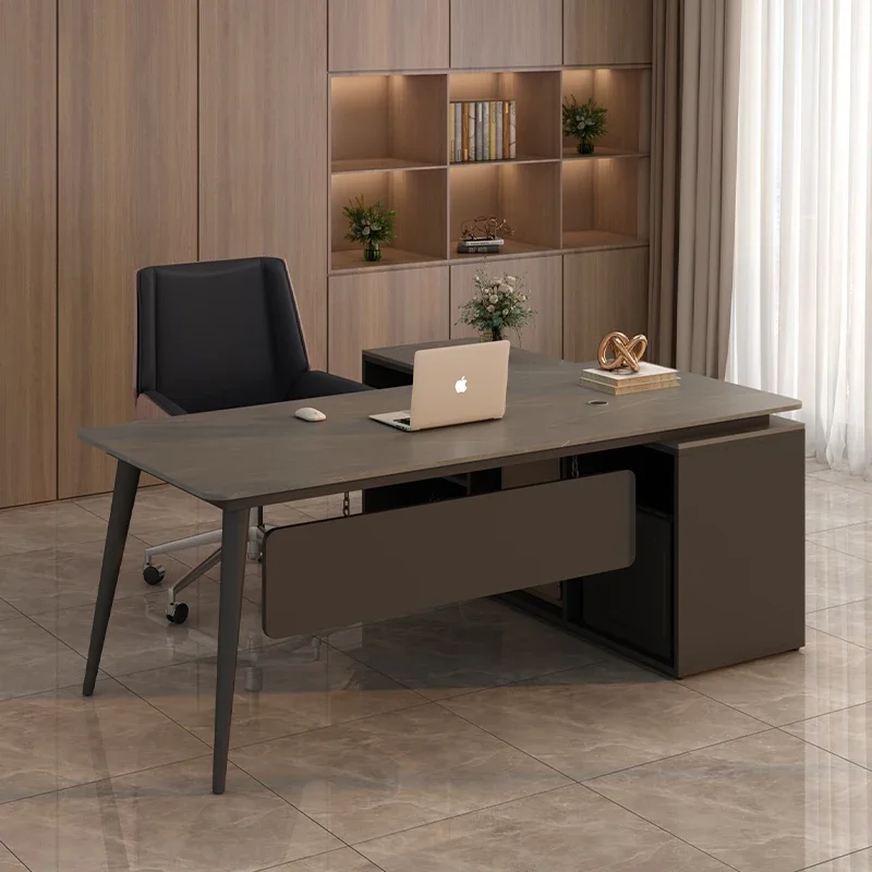 Single Large Desk for Office Adjustable Feet High Quality Solid Construction Scratch Resistant Easy Assembly Ergonomic Design