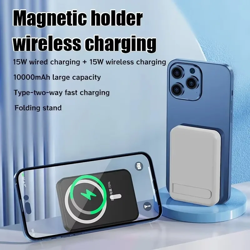 Power Bank for MagSafe,Magnetic Wireless Powerbank Portable External Auxiliary Battery for iPhone 12/13/14/15 Pro Mini Plus Max