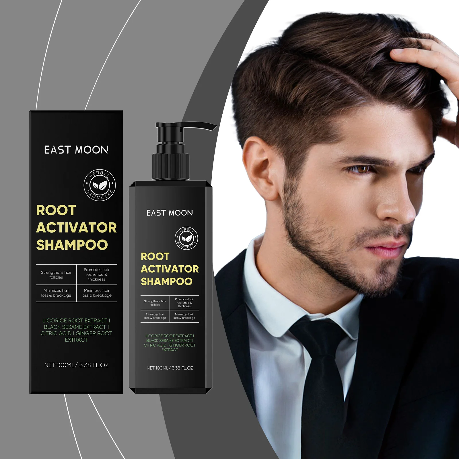 

Daily Men's Care Shampoo – Cleans Scalp, Nourishes Hair Follicles & Strands, Improves Smoothness, Keeps Scalp Comfortable