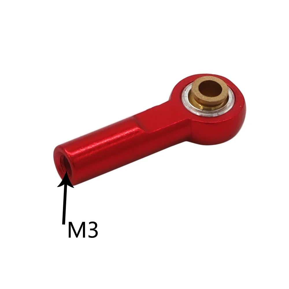 Metal M3*27MM Link Tie Rod End Ball Joint Ends for 1/10  Axial SCX10 II D90 D110 Tamiya CC01 RC Car Boat Car Airplane DIY Parts