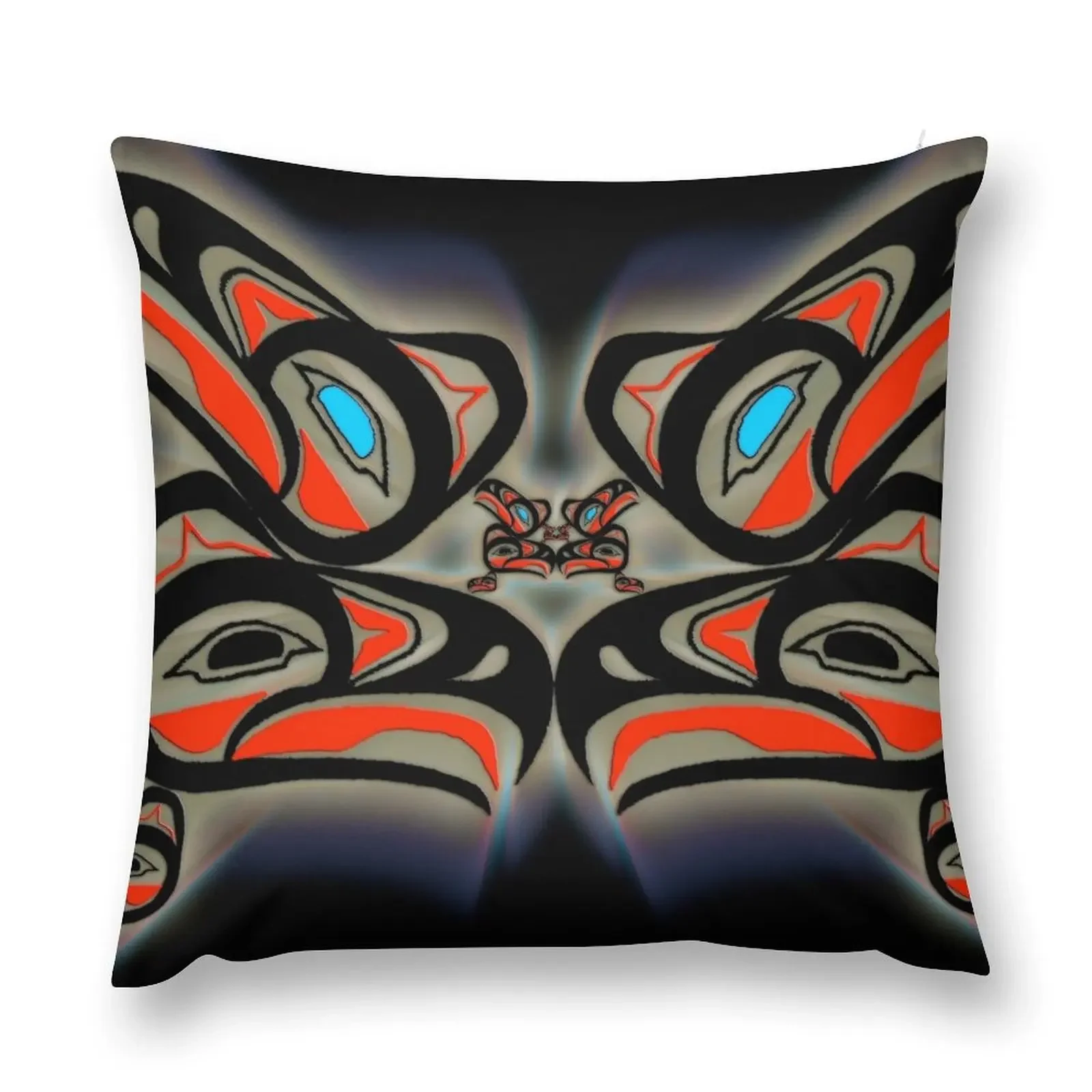 Eagles - Tlingit formline design Throw Pillow Luxury Cushion Cover Pillowcase Christmas Cushion For Home Couch Pillows pillow