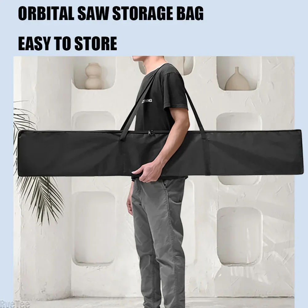 

1.5m/3m Track Saw Storage Bag with Bidirectional Zipper Three Separate Storage Spaces Portable Carrying Thickened Tool Backpack
