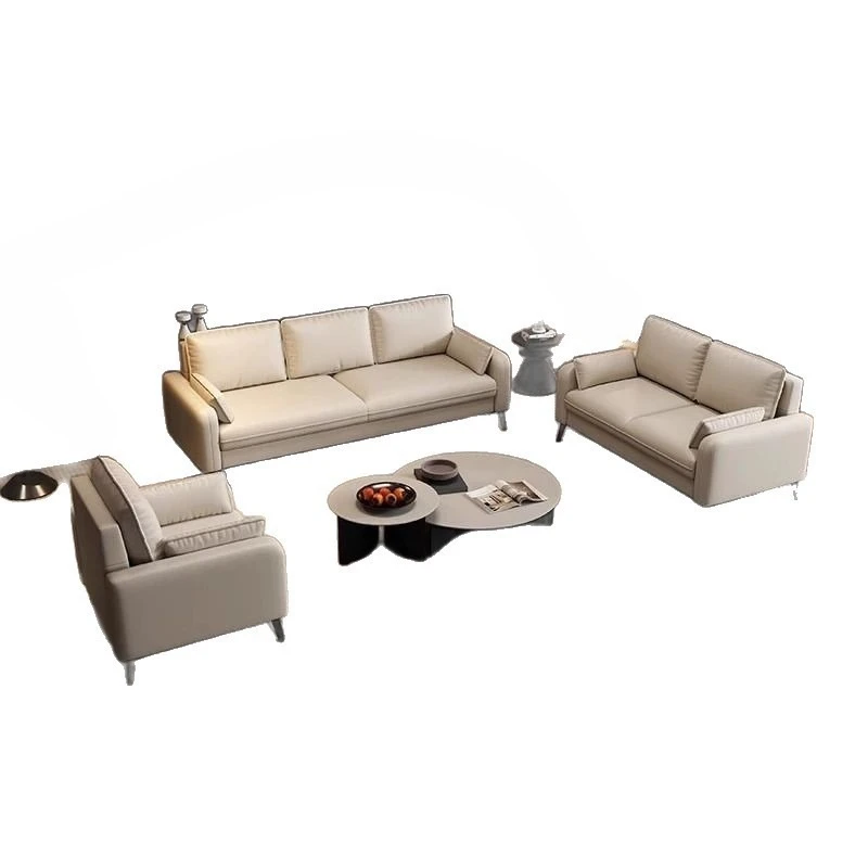 Small apartment, modern simplicity, technical cloth sofa, rental apartment, cat scratching sofa combination