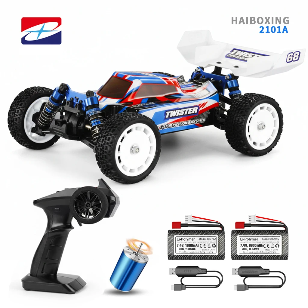 

HAIBOXING 2101A 1:14 Brushless Fast RC Car, 4WD Off-Road Racing Car,Max 50km/h High Speed,Waterproof ESC,Fit for all terrains