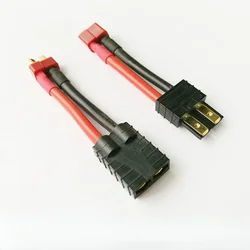 Deans-enchufe en T de 1 uds, conector adaptador hembra/macho a hembra TRX para Control remoto Traxxas, accesorios de batería de coche