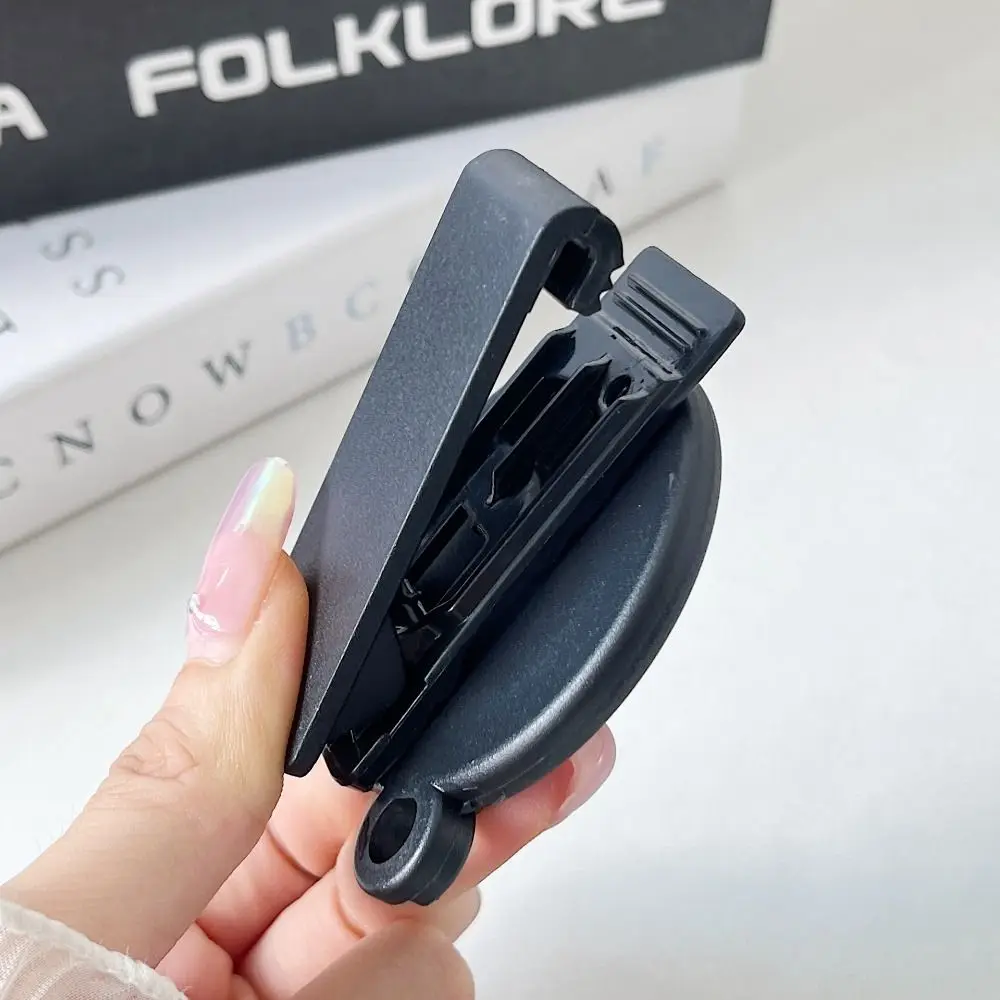 

Free Hands Magnetic Phone Holder Spring Rope Detachable Phone Belt Clip Holder Metal Hook Quick Release Phone Backpack Clip