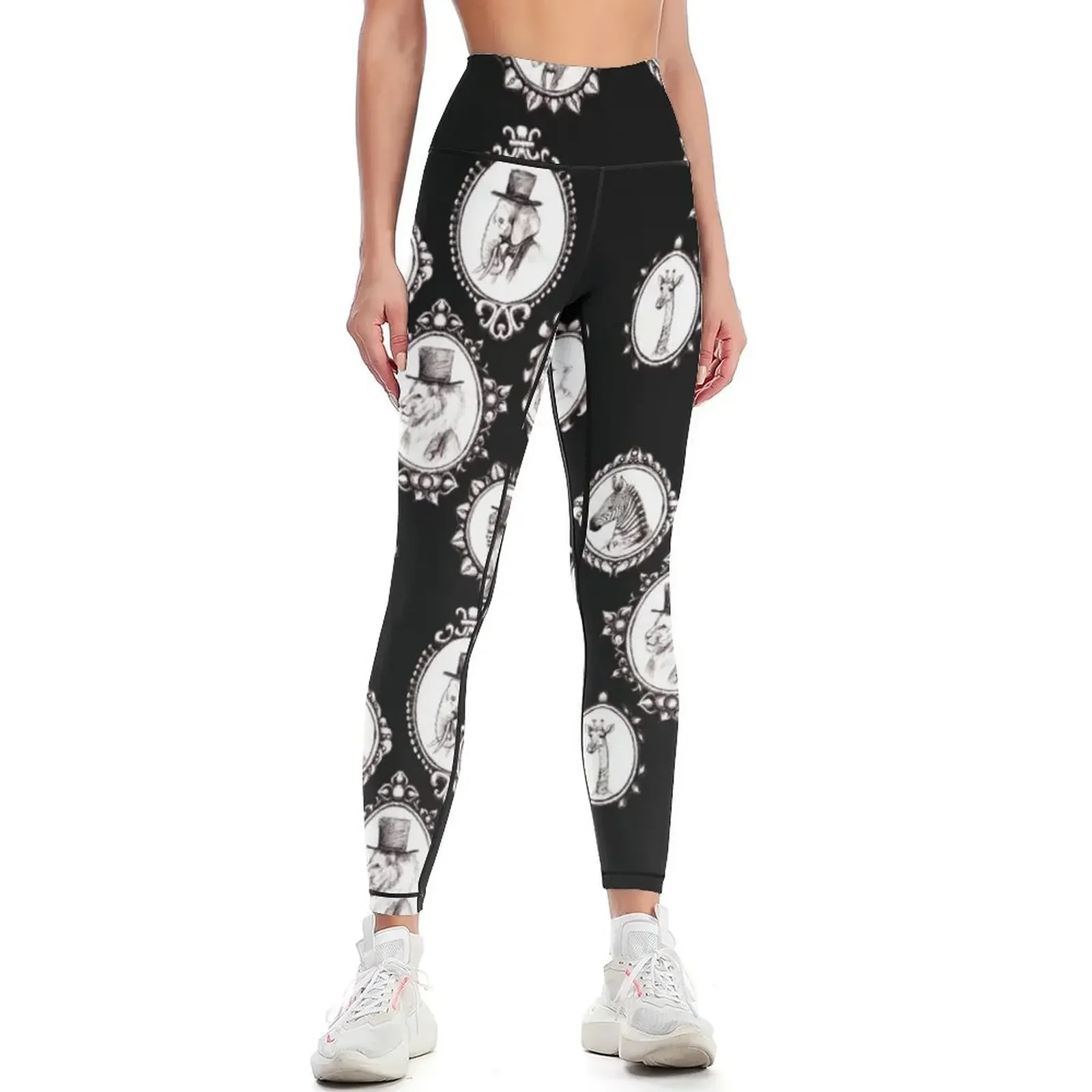

Animaux Cameo Leggings Women's pants gym's sportswear Leginsy push up Sweatpants Womens Leggings
