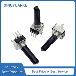 5PCS RV09 Typ R0902N Vertikale Einzel Potentiometer B5K B10K B20K B50K B100K B500K B103 B203 B503 B104 3Pins D Welle Länge 23MM