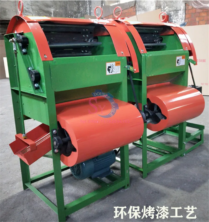 Máquina picadora de cacahuetes pequeña, pequeña, húmeda y seca, trilladora eléctrica o de gasolina, para el hogar, 300 kg/H, precio al por mayor