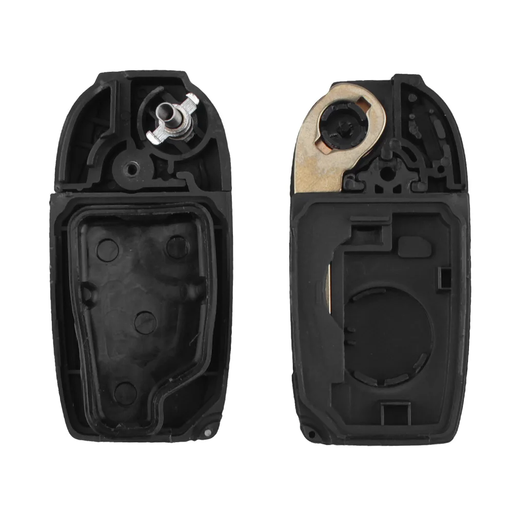 KEYYOU 3 Buttons Remote Flip Folding Smart Car Key Shell Case For Volvo XC70 XC90 V50 V70 S60 S80 Auto Key Fob Cover