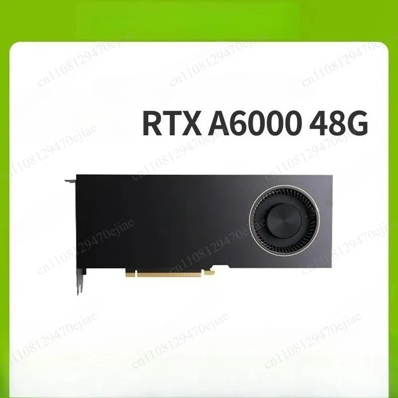 RTX A6000 48GB Professional GPU | High-Tech Workstation Graphics Card | 4x DP Ports for 3D Rendering & AI Computing