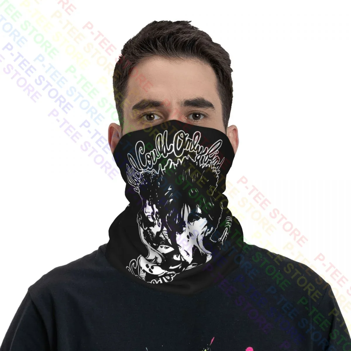 Die Krämpfe des Pop künstlers Adam Turkel Lux Innen gift Efeu Psycho billy Garage Hals Gamasche Bandana Schal Gesichts maske Kopf bedeckung