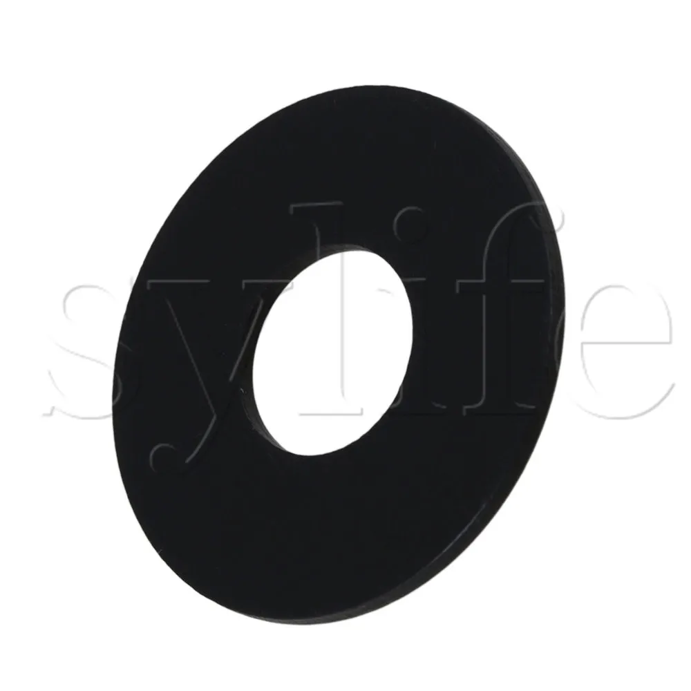 33mmDia Alloy Guitar Toggle Switch Plate Rhythm Treble Washer Ring Black