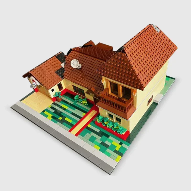 Crazy scientist and his potes series scene bricks cartoon diorama blocks sci-fi residence house per anime fans gift movie