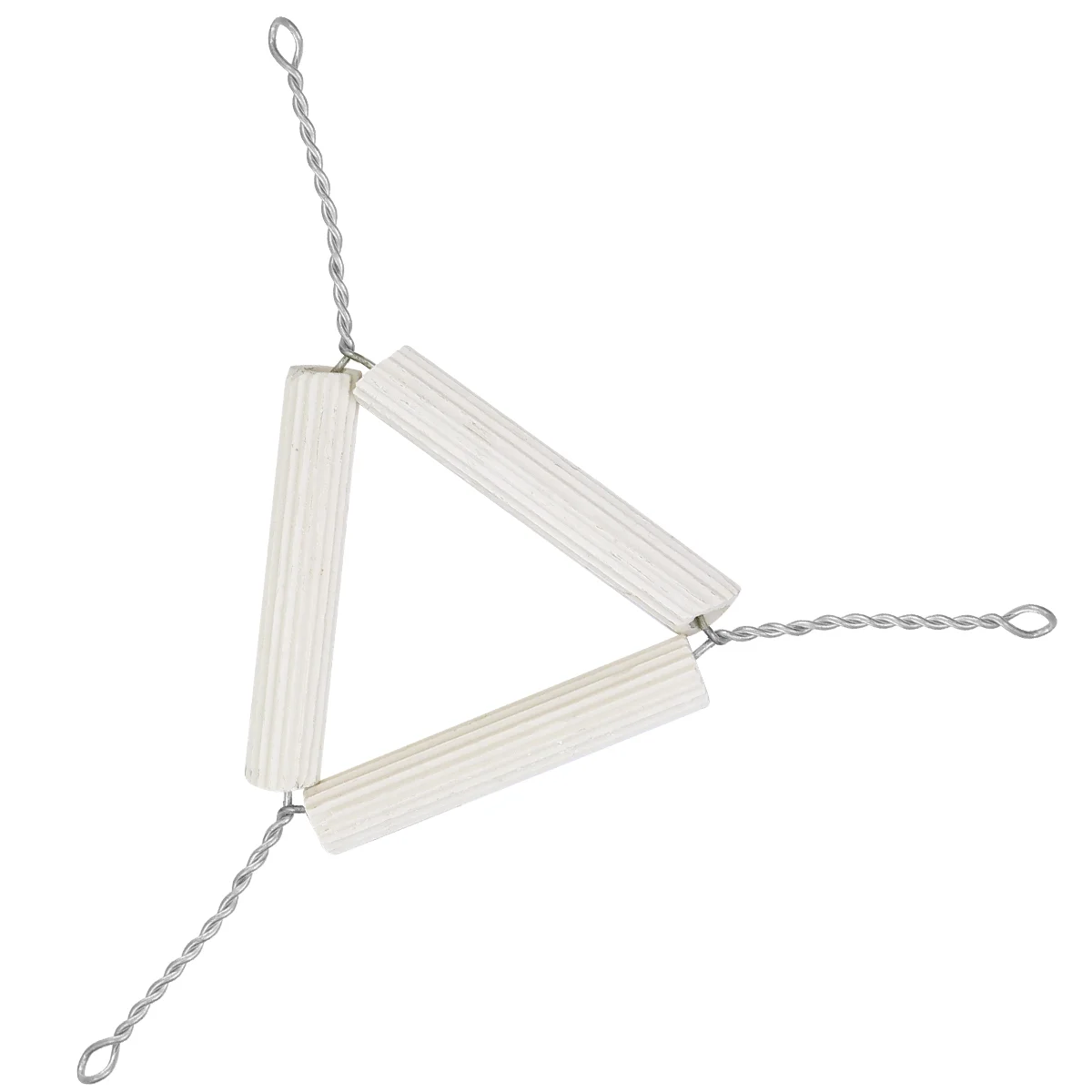 10 pçs base de aquecimento de laboratório lama cadinho triangular suporte instrumentos de ensino química suporte branco